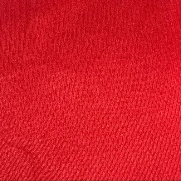 Cali BE Red Cropped Cinch Long Sleeve Sweatshirt Size M Style HYF2008034 - Picture 4 of 11